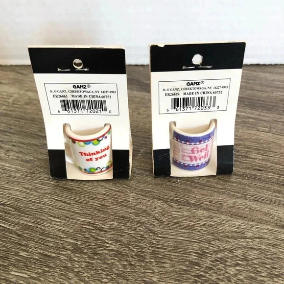 Vtg  Ganz Mini Mugs - Picture 3 of 4